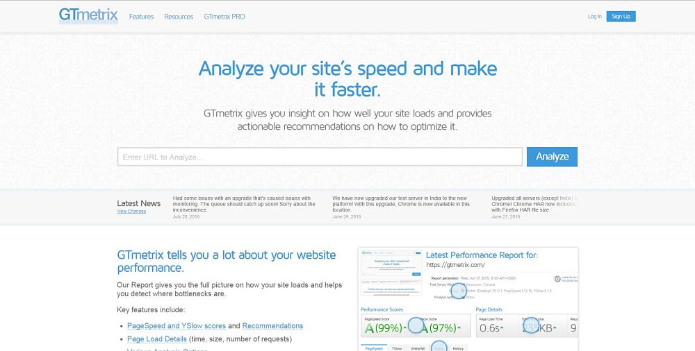 herramientas para analizar eficiencia diseño web en wordpress